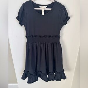 Matilda Jane Perfectly Paired Girls Black Dress Size 6Y